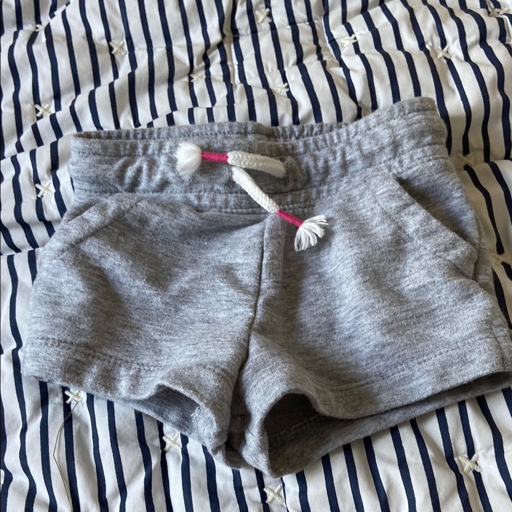 3/$15 Cat & Jack Gray Knit Shorts 12 mos
